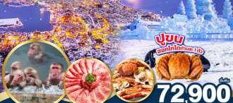 ซับโปโร ญี่ปุ่น เทศกาลหิมะ SAPPORO SNOW FESTIVAL & FISHING 6D 4N โดยสายการบินไทย [TG] 0