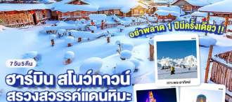ฮาร์บิน สโนว์ทาวน์ สรวงสวรรค์แดนหิมะ 7 วัน 5 คืน โดยสายการบิน แอร์ ไชน่า (CA) 0