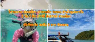 โปรแกรมท่องเที่ยว เกาะเสม็ด จ.ระยอง ดำน้ำดูปะการัง เกาะทะลุ  เกาะกุฎี งานเลี้ยง ปาร์ตี้ 2 วัน 1 คืน  ณ เกาะเสม็ด จ.ระยอง 0